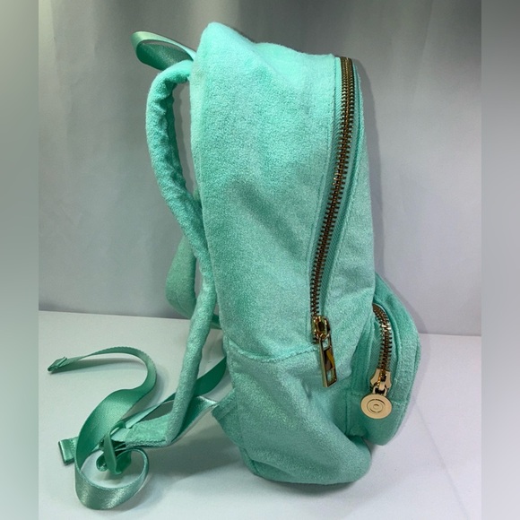 Stoney Clover Lane Light Green Terry Cloth Embossed Backpack main image 11